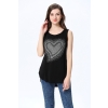 The Heart Diamond Sleeveless Top TT106 (OUT OF STOCK)