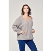 V Neck Loose Style Sweater SW-201  Wholesale