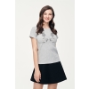 Around Neck Dimond Knitted T-Shirt TS20-103 Wholesale